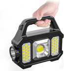 Lanterna LED Portátil Recarregável a Luz Solar USB - LightPro