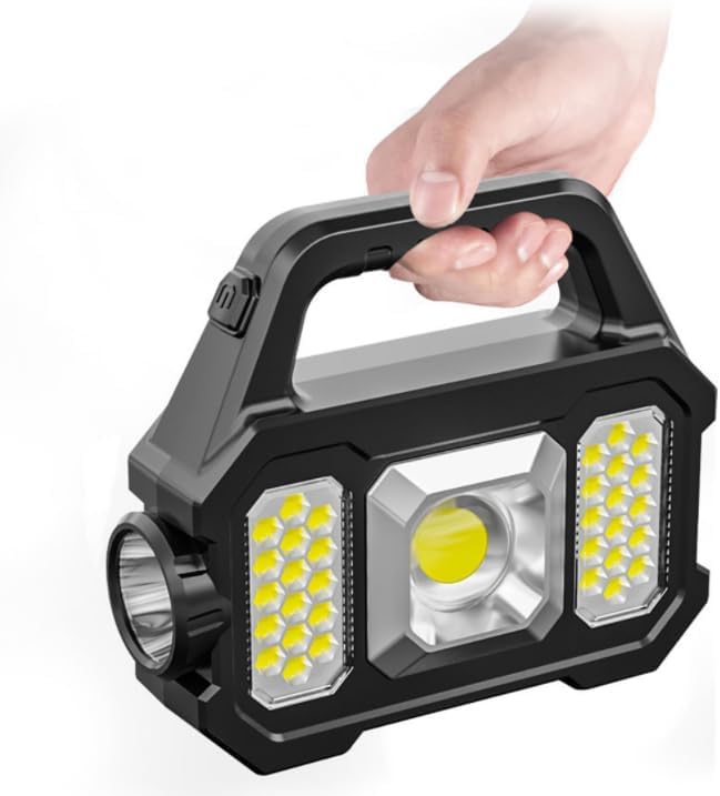 Lanterna LED Portátil Recarregável a Luz Solar USB - LightPro