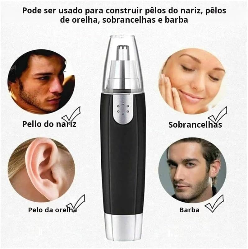 Aparador Removedor de Pelos facial Elétrico/Portátil