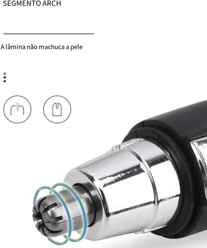 Aparador Removedor de Pelos facial Elétrico/Portátil