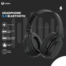 Fone de Ouvido Bluetooth 5.3 C/ Cancelamento de Ruído On-ear