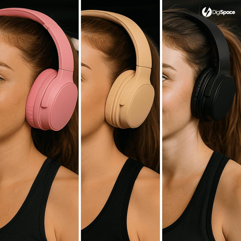 Fone de Ouvido Bluetooth 5.3 C/ Cancelamento de Ruído On-ear