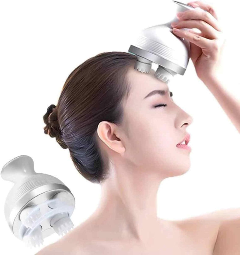 Massageador Elétrico Garra Recarregável Relaxante - para Couro Cabeludo