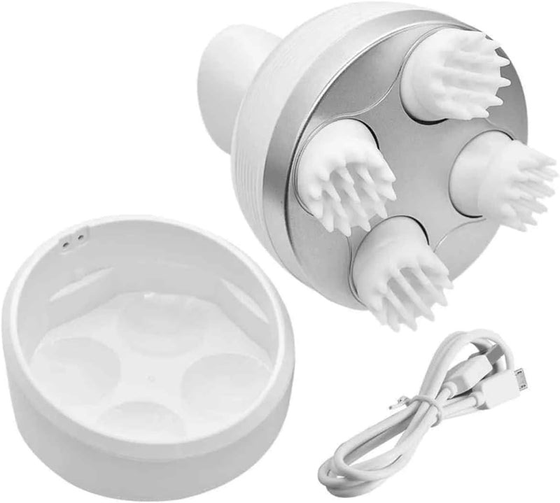 Massageador Elétrico Garra Recarregável Relaxante - para Couro Cabeludo