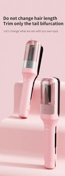 Removedor de Pontas Duplas Profissional Feminino – Aparador de Cabelos Multifuncional Recarregável WITZIO